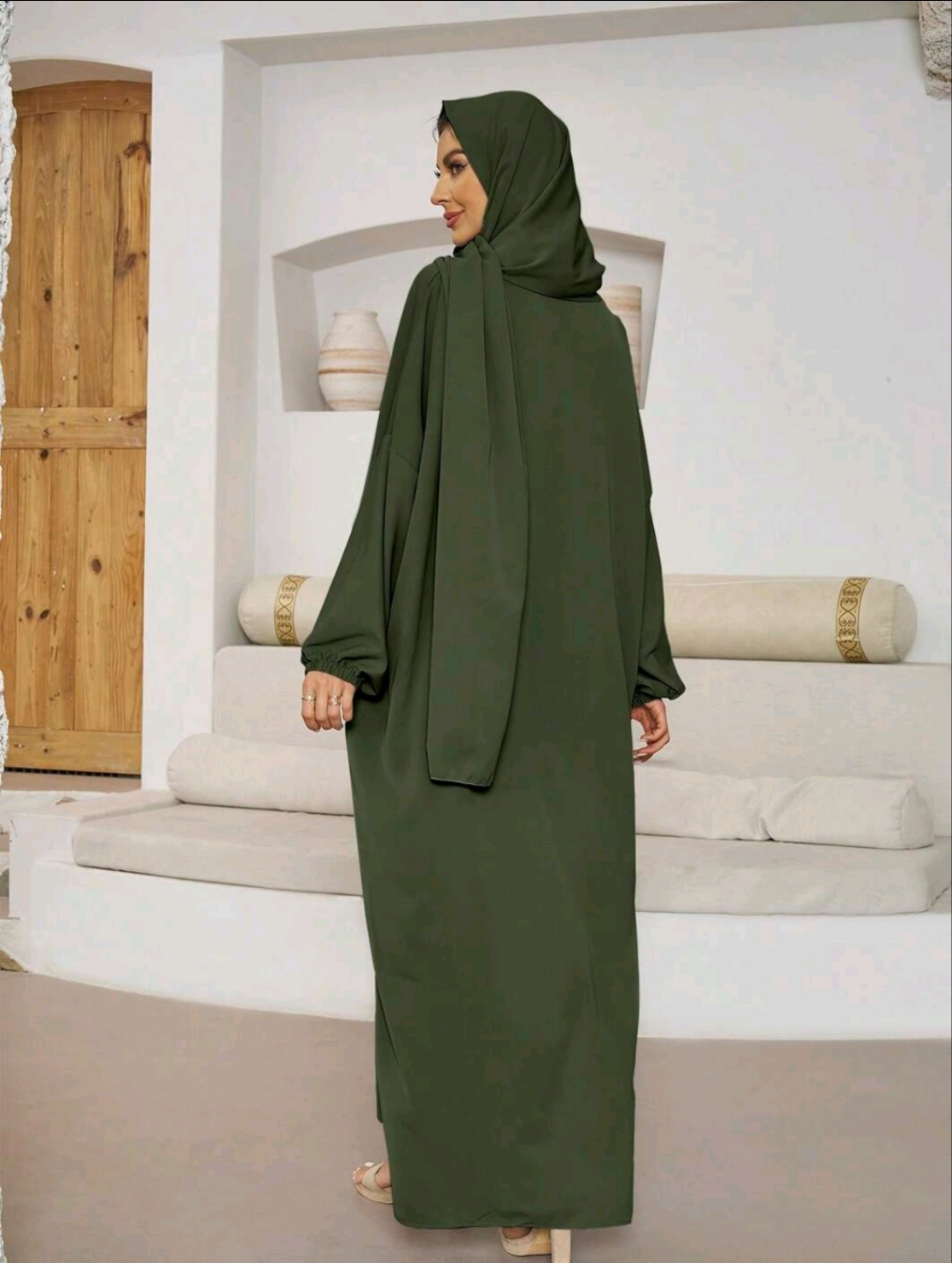 Abaya hijab crep