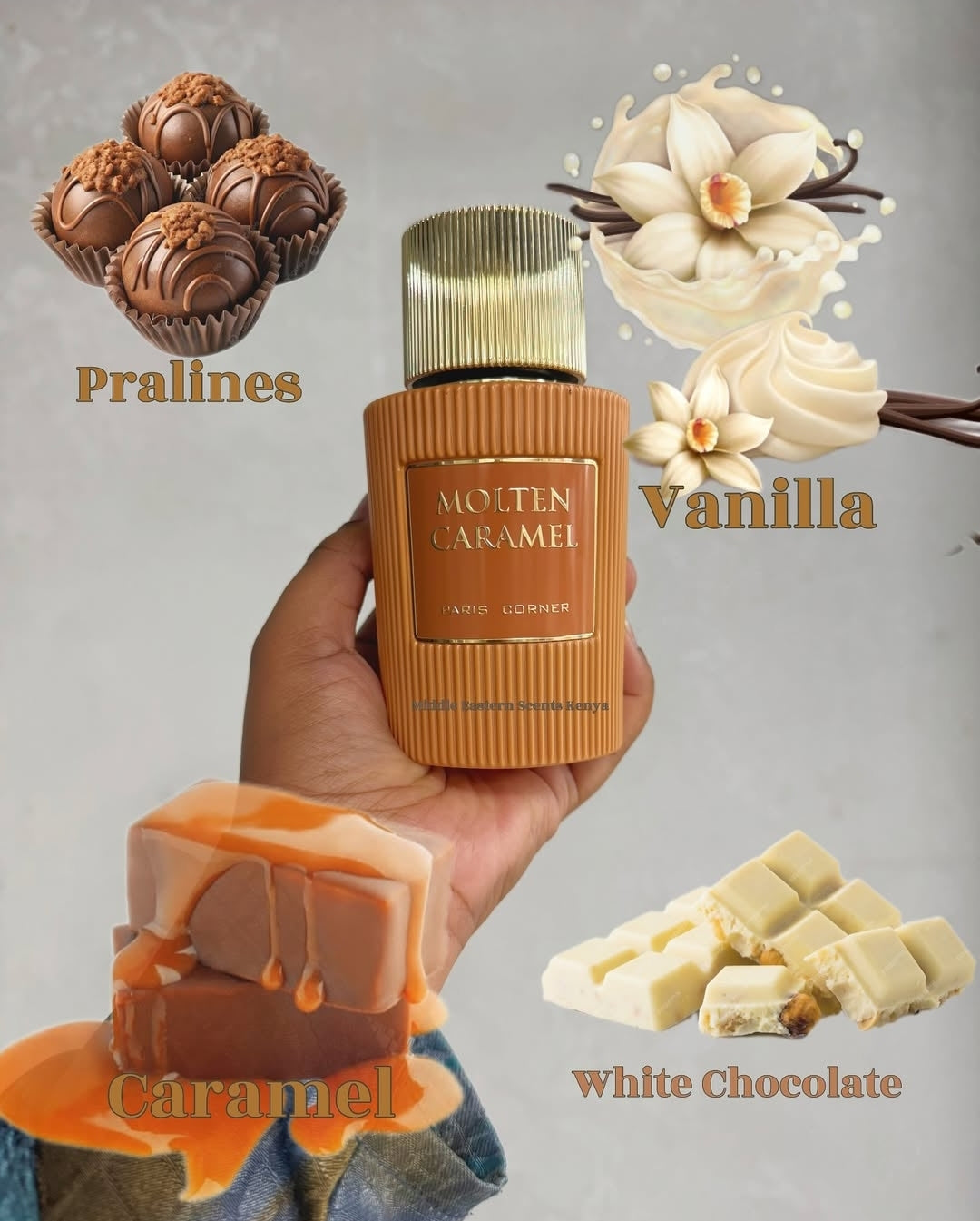 Molten caramel