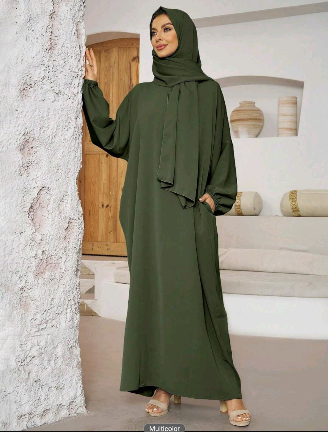 Abaya hijab crep